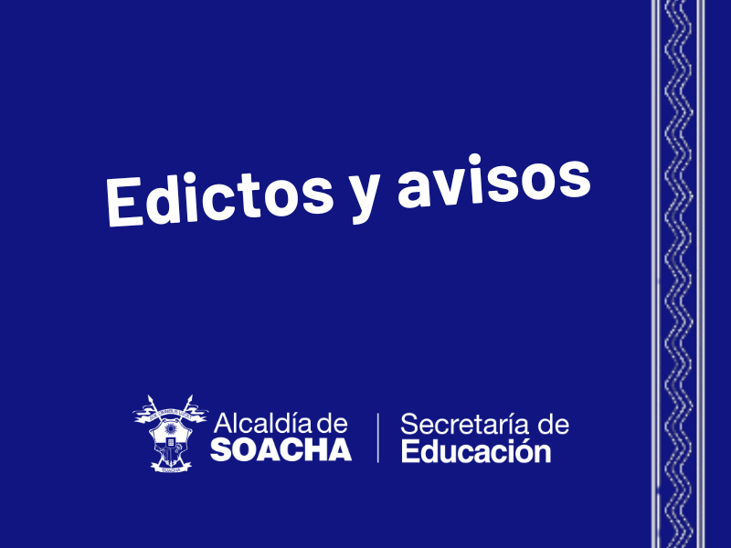 Notificación por aviso por la cual se hace el nombramiento de un docente en periodo de prueba